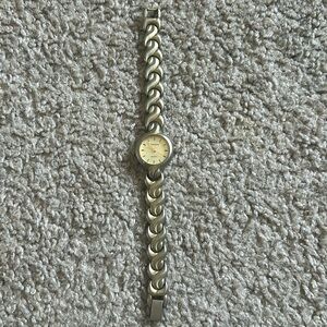 Rumors‎ women’s vintage unique pattern gold/silver bracelet wristwatch